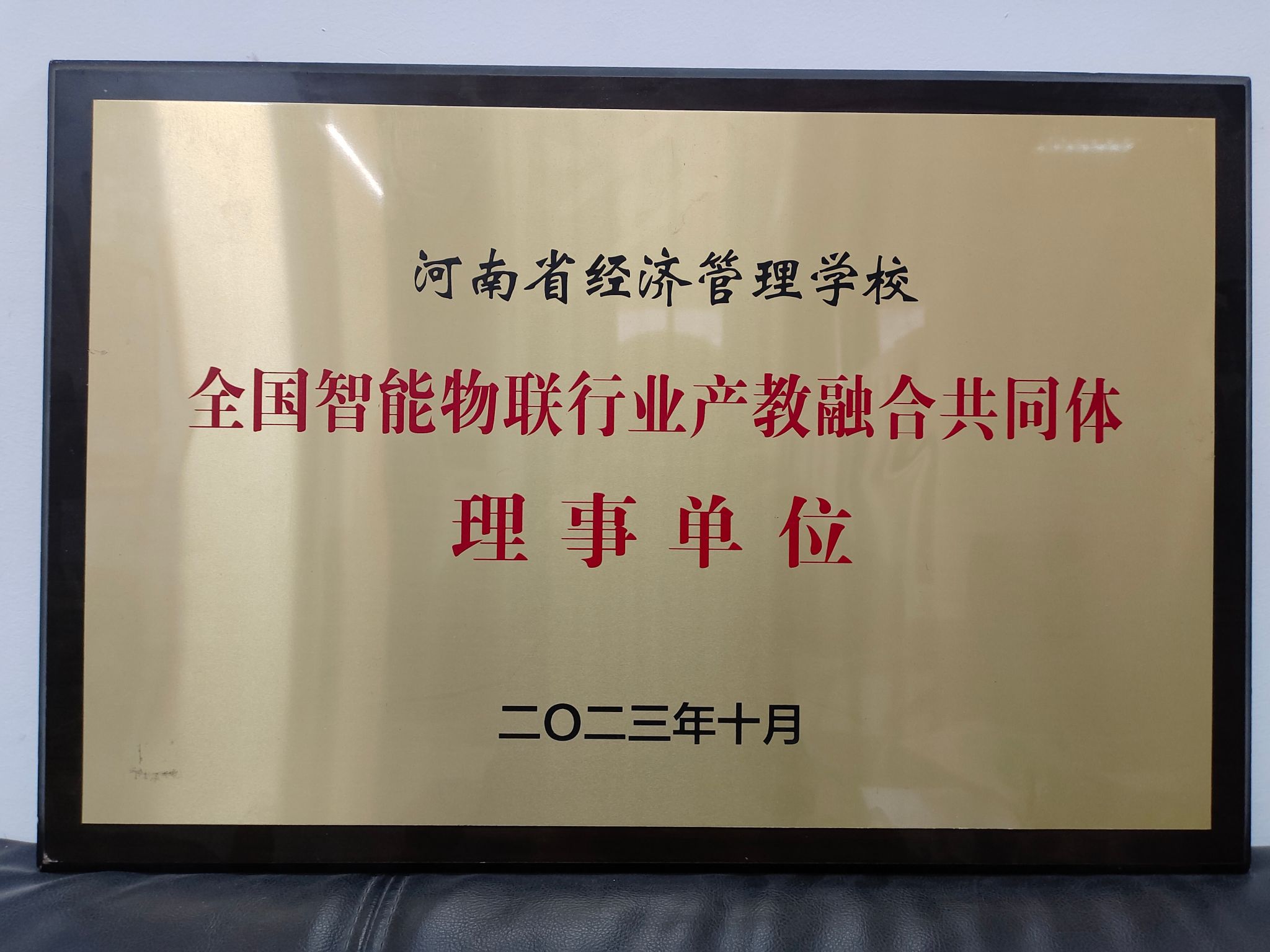 我校当选“全国智能物联行业产教融合共同体”理事单位